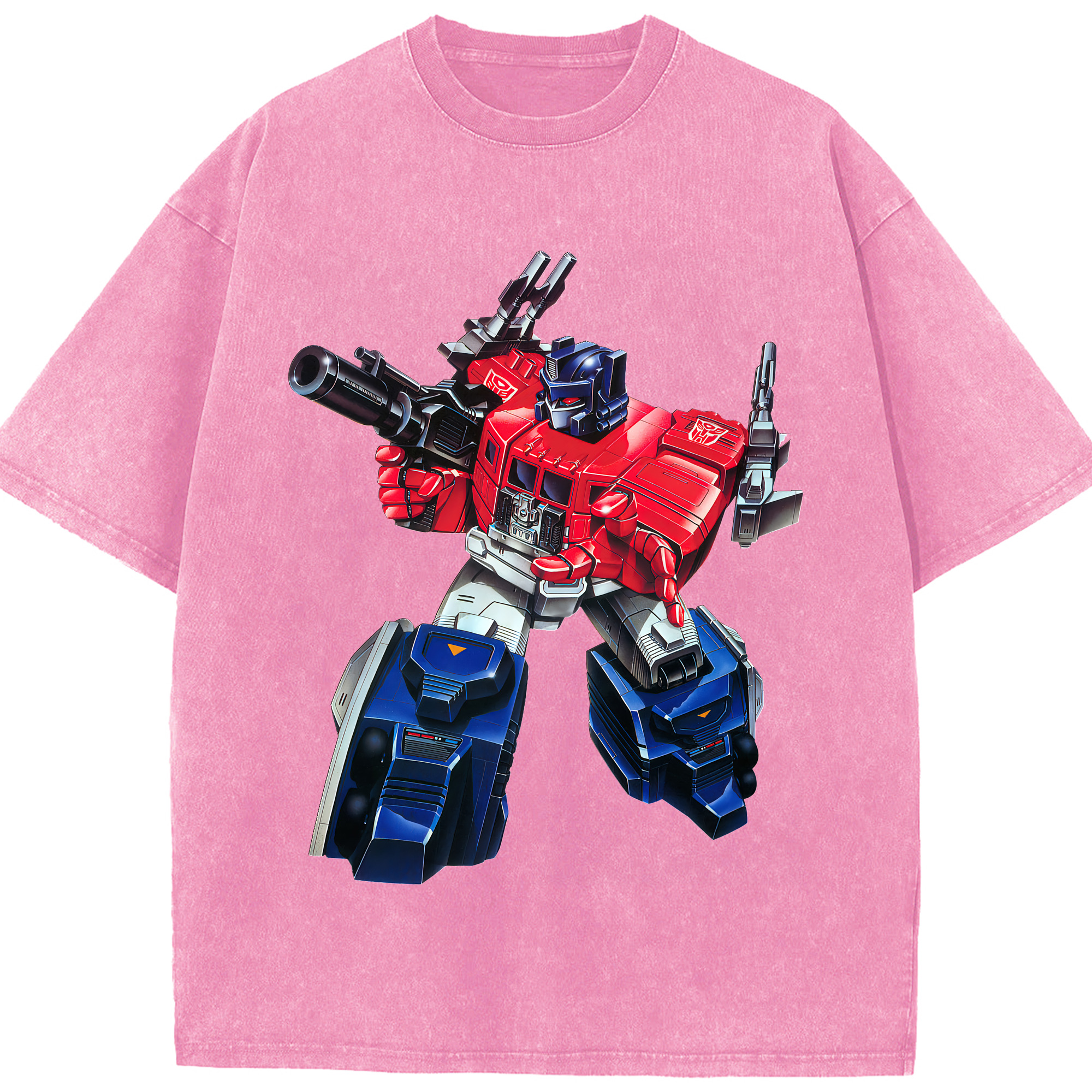 （画像用） Transformers トランスフォーマー 綿100% ヴィンテージ風 半袖Tシャツ（フロントプリント）